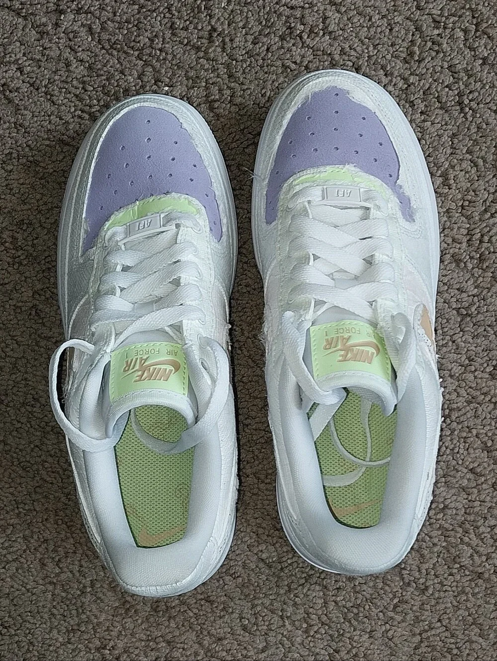 Nike Women’s Air Force 1 '07 Premium Pastel Reveal Low Top Shoe 6.5 - Picture 2 of 8